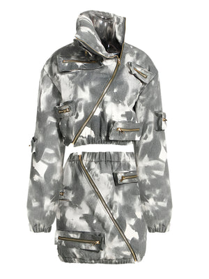 Multi 3D Pocket Women Jacket Spring