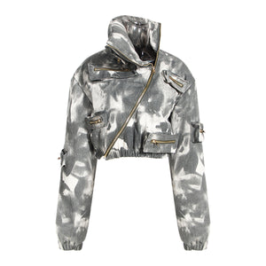 Multi 3D Pocket Women Jacket Spring