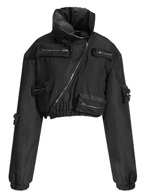 Multi 3D Pocket Women Jacket Spring