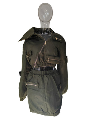 Multi 3D Pocket Women Jacket Spring