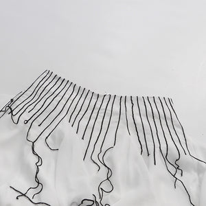Multi-layer Pleated Y2K Skirt