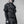 Black multi pocket cargo vest cut short at the waist