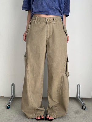 Multi Pocket Cargo Y2K Jeans Women's