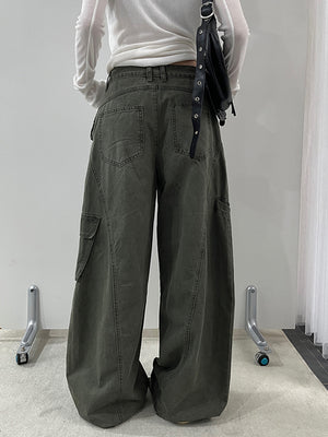Multi Pocket Cargo Y2K Jeans Women's