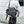 Grey and black multi pocket techwear school bag