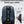Black nylon backpack with an external USB port and multiple front pockets