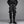 Black multi pocket techwear pants in a regular fit