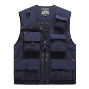 Multi-Pocket Thin Cargo Vest
