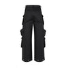 Multi-pocket Wide Leg Premium Black Pant
