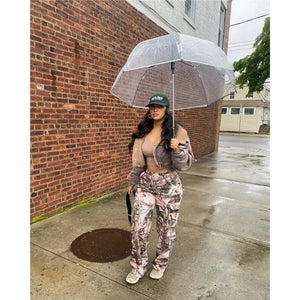 Multi Pockets Camo Cargo Pants