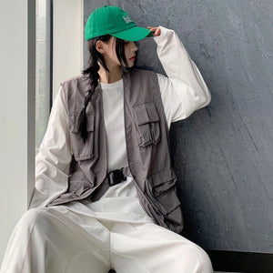 Multi Pockets Cargo Vest