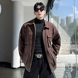 Multi Pockets Casual Y2K Jacket