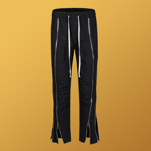 Multi Zippers Cyberpunk Pants