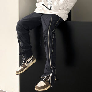 Multi Zippers Cyberpunk Pants