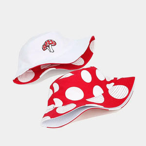 Mushroom Print Bucket Hat
