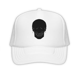 Mystic Skull Trucker Hat - product view on white background