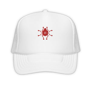 Nano tech Trucker Hats - product view on white background