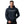 Navy Hoodie Cyberpunk - product view on white background