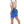 Navy Women Shorts Booty - product view on white background