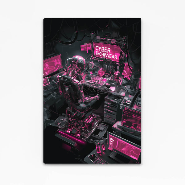 Neon Command Cyberpunk Art | CYBER TECHWEAR®