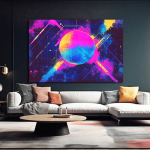 Neon Orbit Cyberpunk Art | CYBER TECHWEAR®