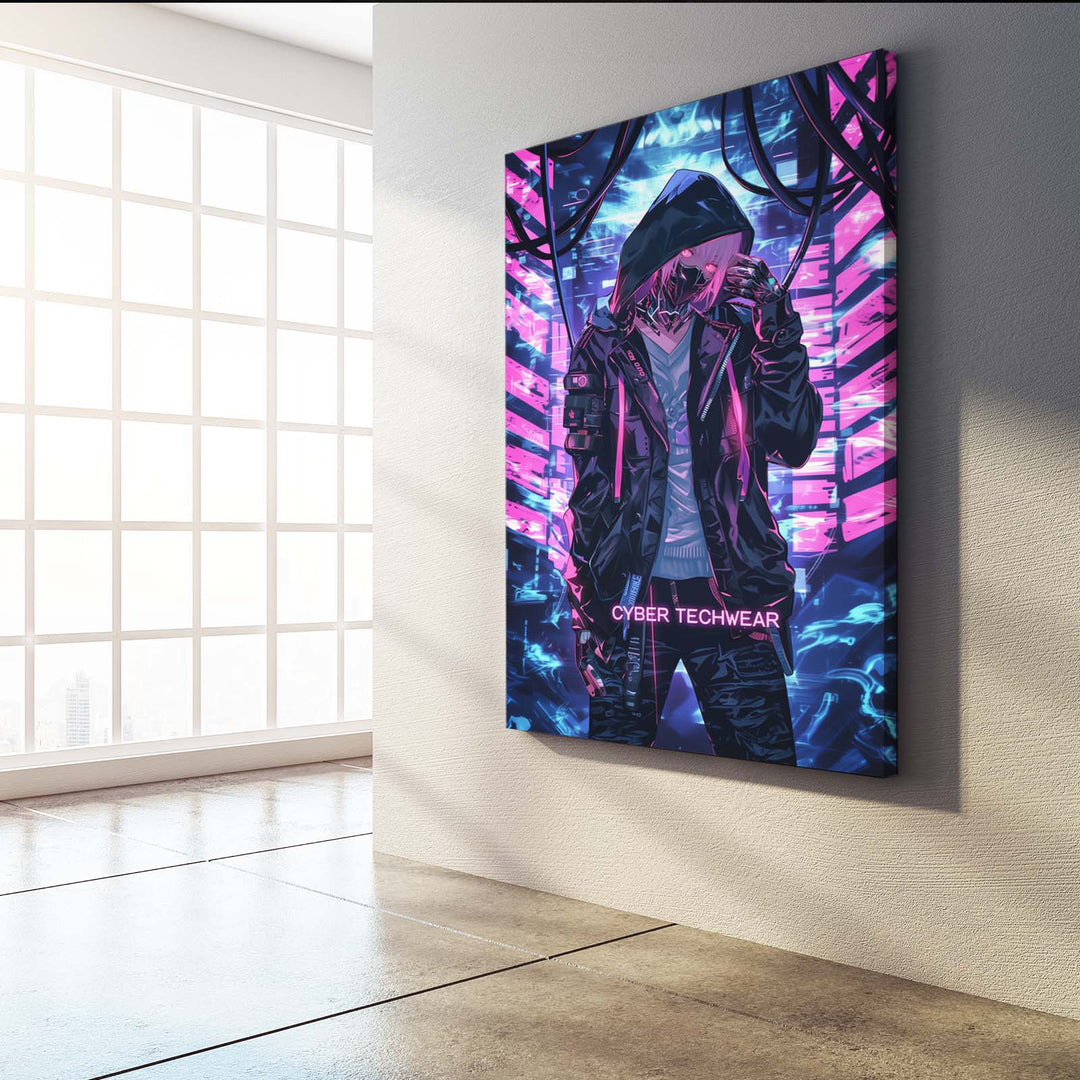 Neon Phantom Cyberpunk Art