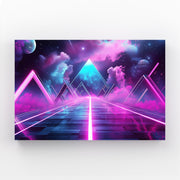 Pyramide de néon Cyberpunk