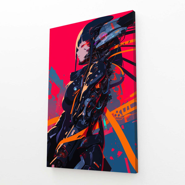 Neon Samurai Cyberpunk Art | CYBER TECHWEAR®