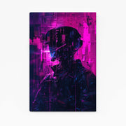 Neon Silhouette Cyberpunk Art