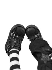 Nouvelles Baskets Plateforme Noires