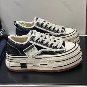 New Causal Black Platform Sneakers