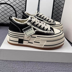 New Causal Black Platform Sneakers