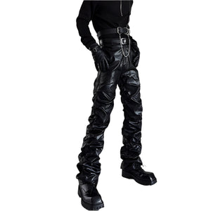 New Cyberpunk Pants PU Leather