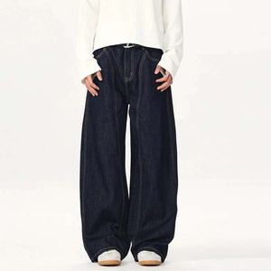New Fashion Men Jeans Blue Y2K