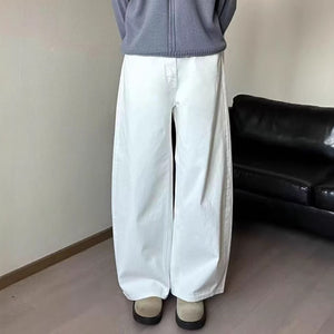 New Men's Jeans Solid Color Y2K