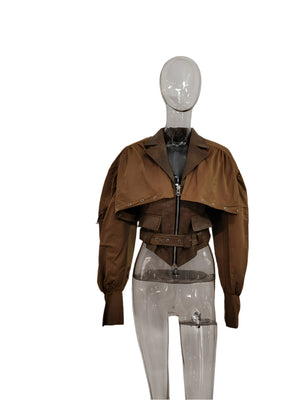 New PU Leather Jacket Women Spring