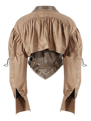 New PU Leather Jacket Women Spring