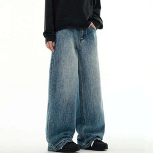 New Washed Straight Jeans Y2K
