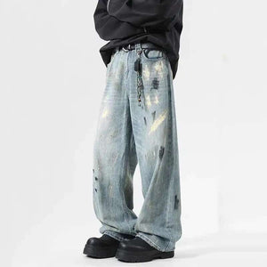 Niche Design Men's Y2K Jeans