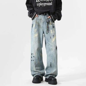 Niche Design Men's Y2K Jeans