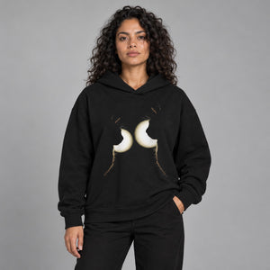 Night Cats Y2K Hoodie – worn by a woman