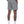 Light Gray athletic shorts in a back three-quarter view on a model, hand in the zip side pocket