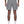 Back view of the Light Gray nylon athletic shorts on a model, elastic waist and back yoke seam
