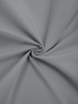 Swirl of the Light Gray woven nylon fabric used for the athletic shorts, close-up of the texture