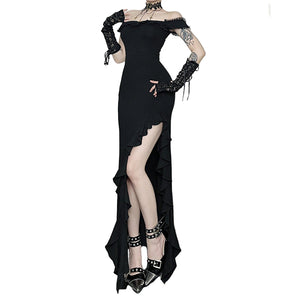 Off Shoulder Dress Gothic