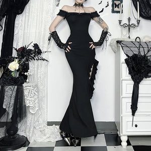 Off Shoulder Dress Gothic