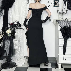 Off Shoulder Dress Gothic