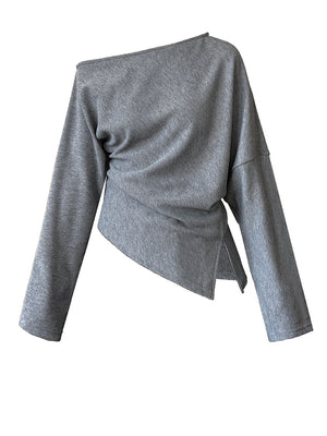 Off Shoulder Sweatshirt Womens