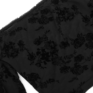 Off the Shoulder Black Crop Top