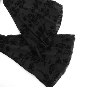 Off the Shoulder Black Crop Top